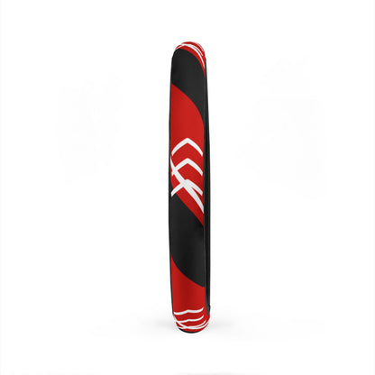 Red Black Tribal Pattern Car Steering Wheel Cover | Aztec Lines