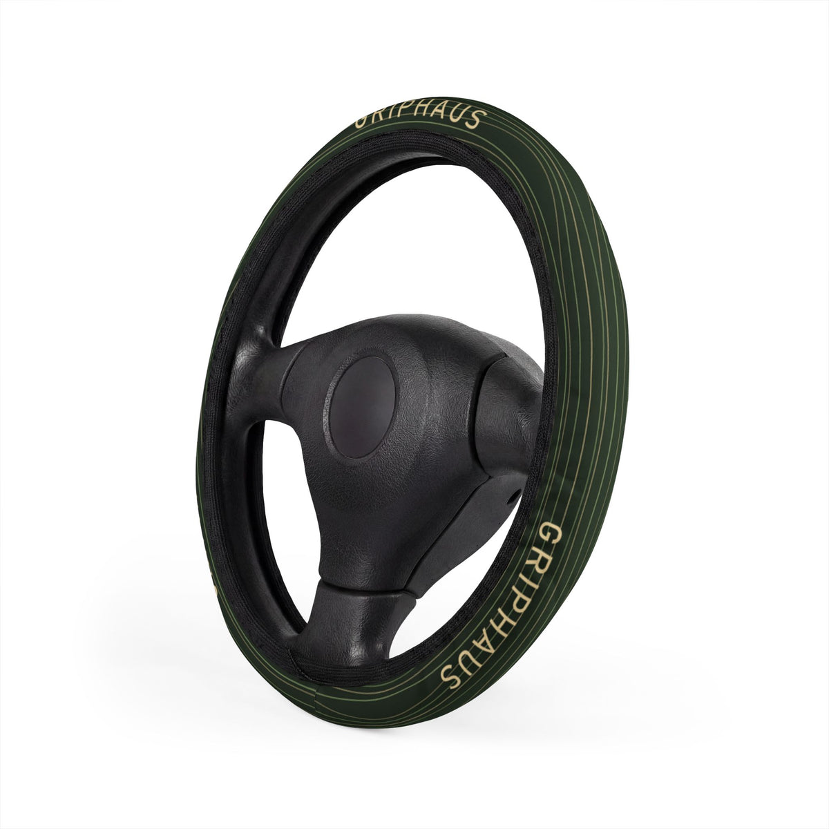 Topo Ridge Truck Steering Wheel Cover — Contour Line Print