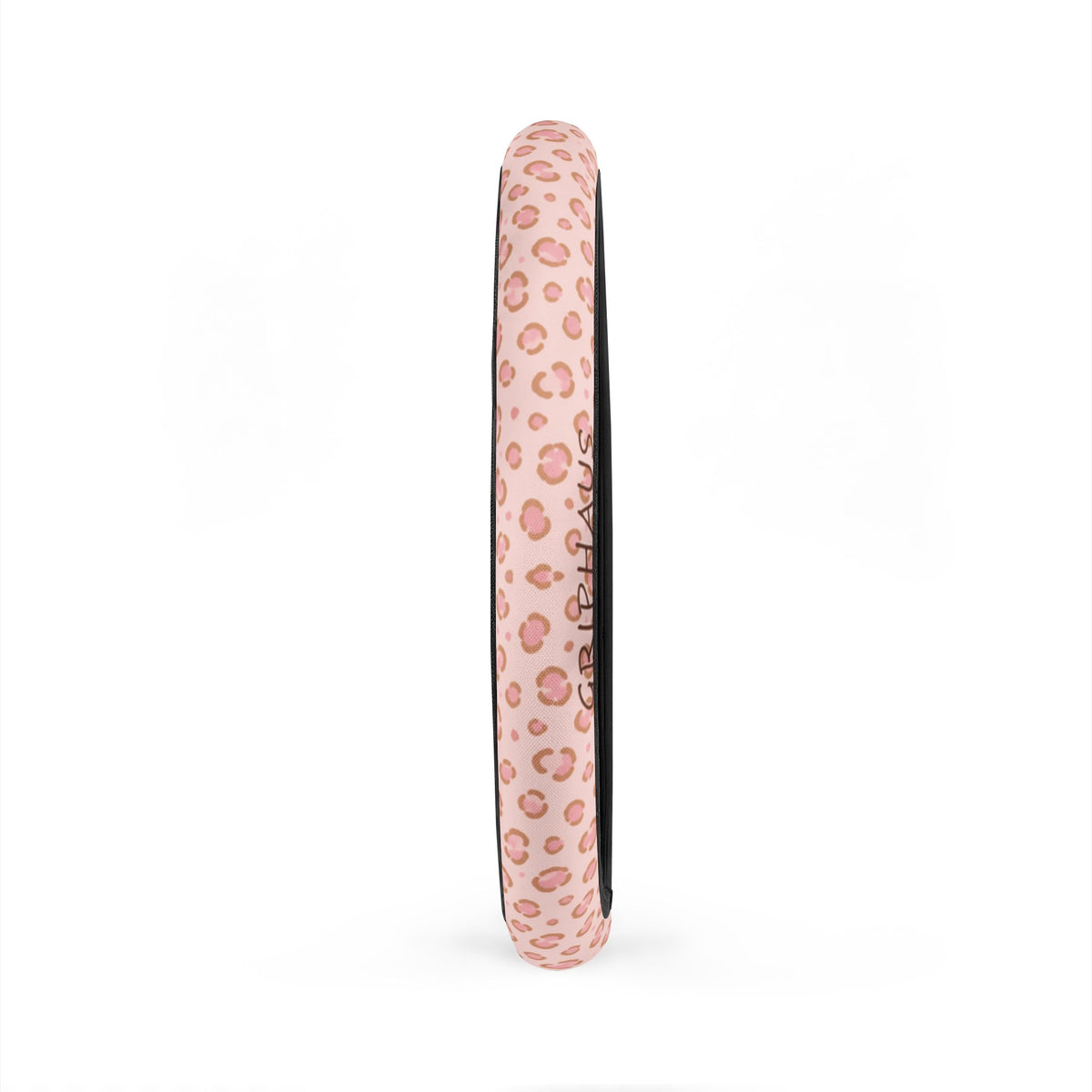 Blush Leopard Steering Wheel Cover — Pastel Spotted Print
