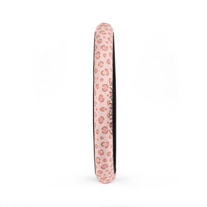 Blush Leopard Steering Wheel Cover — Pastel Spotted Print