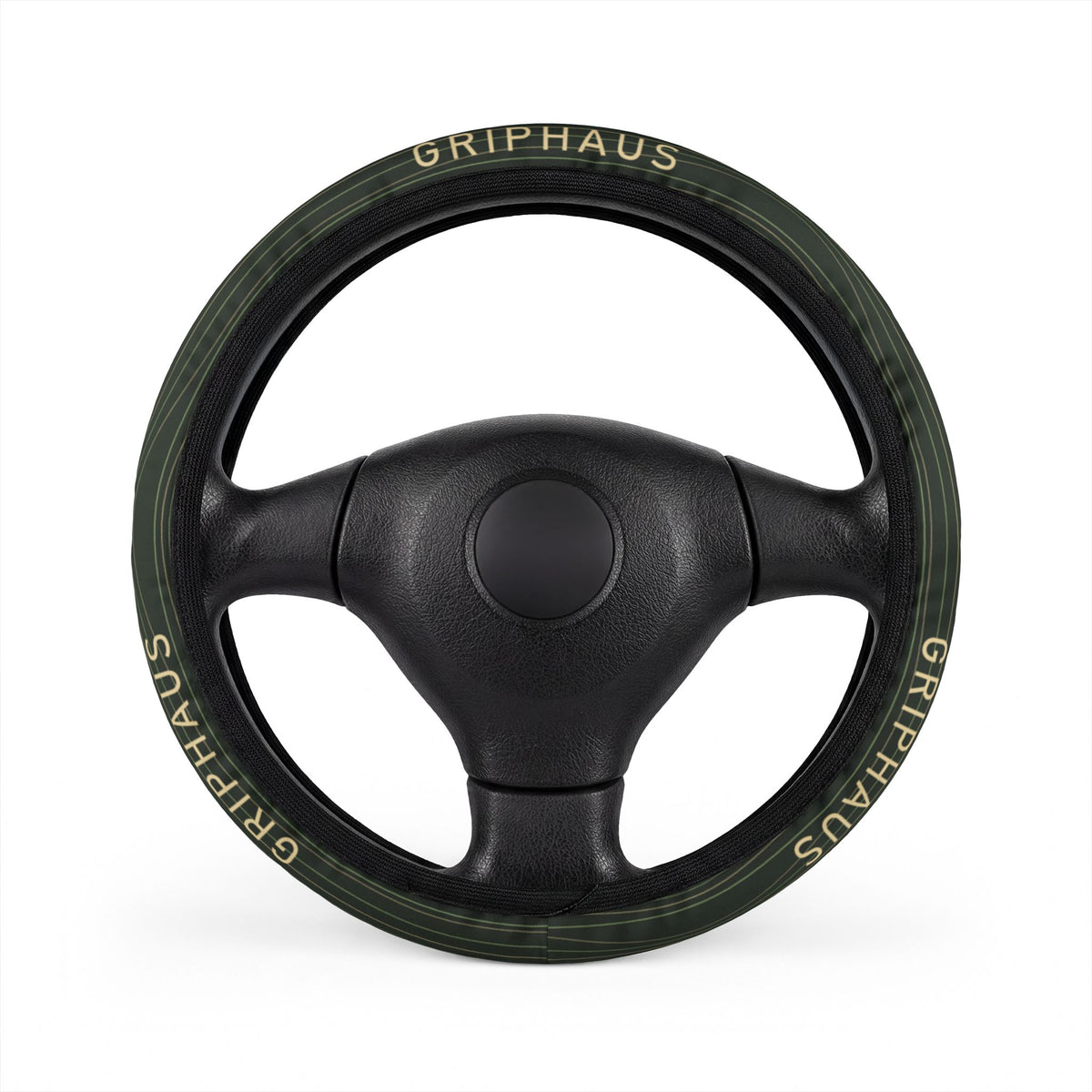 Topo Ridge Truck Steering Wheel Cover — Contour Line Print