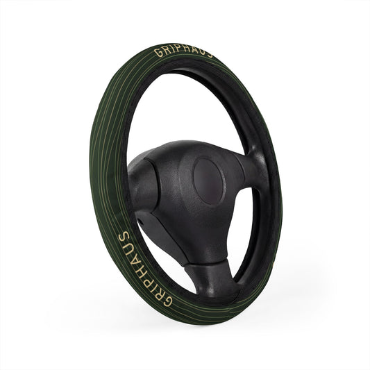 Topo Ridge Truck Steering Wheel Cover — Contour Line Print