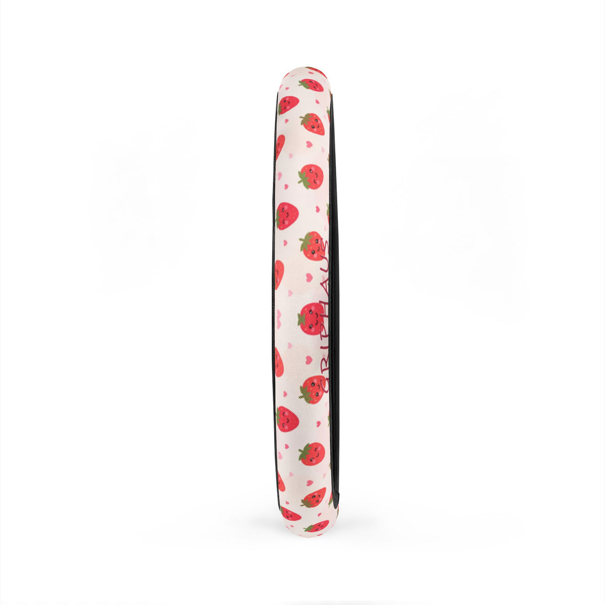 Berry Sweet Steering Wheel Cover — Kawaii Strawberry & Hearts Print
