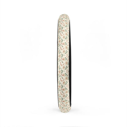 Daisy Daydream Steering Wheel Cover — Retro Boho Pastel Print