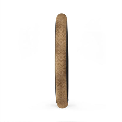 Marble & Gold Leather-Look Steering Wheel Cover — Luxe Lattice